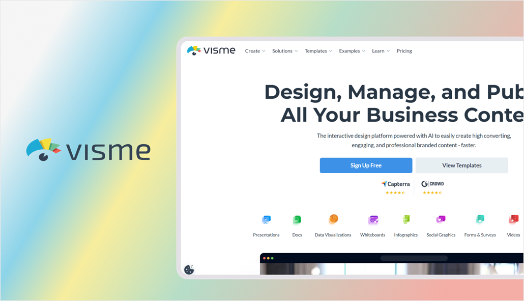 Visme website