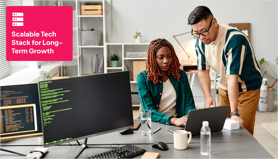 two developers discussing about app development