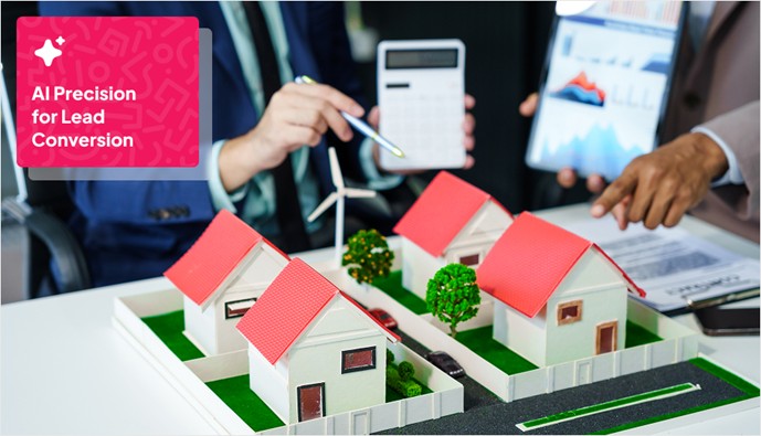 a model showcasing sustainable housing or real estate investment