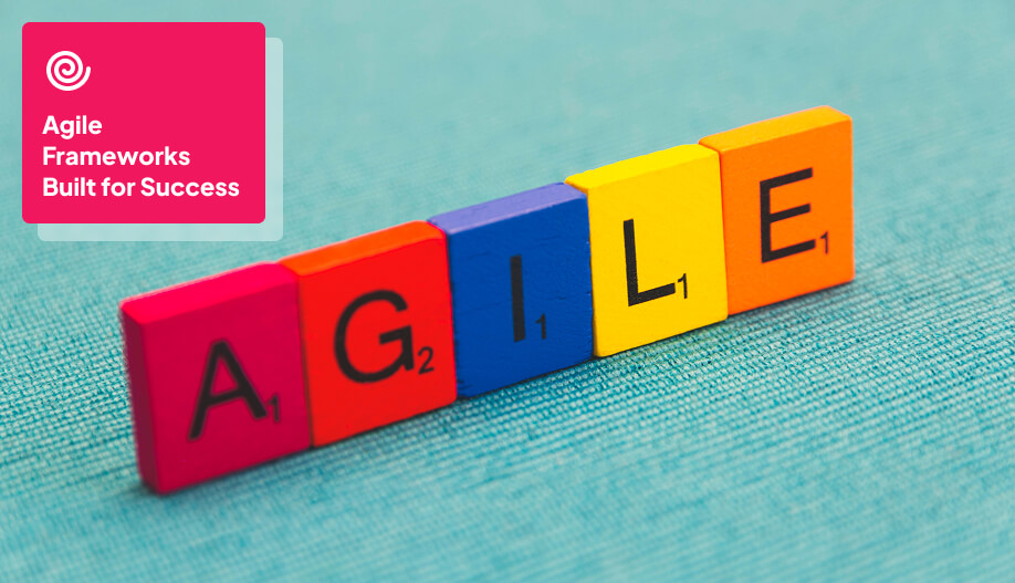 blocks with letters spelled out as AGILE