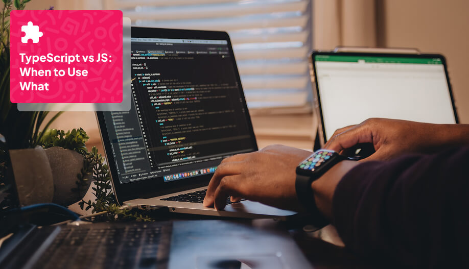 developer coding in his laptop