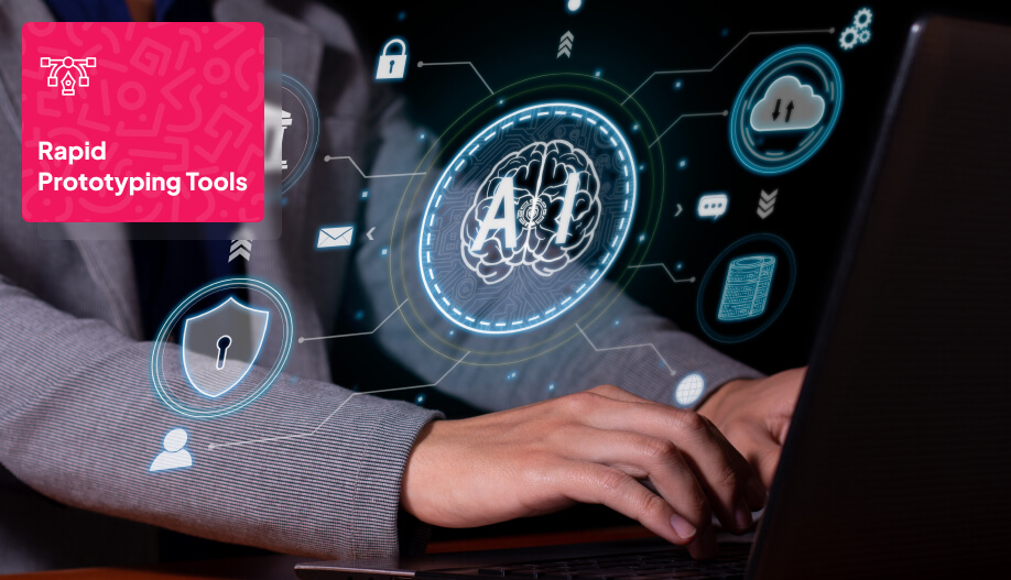 a digital illustration of AI with interconnected systems