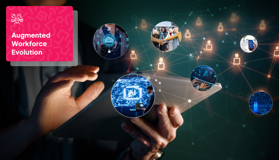digital representation of digital labor through AI