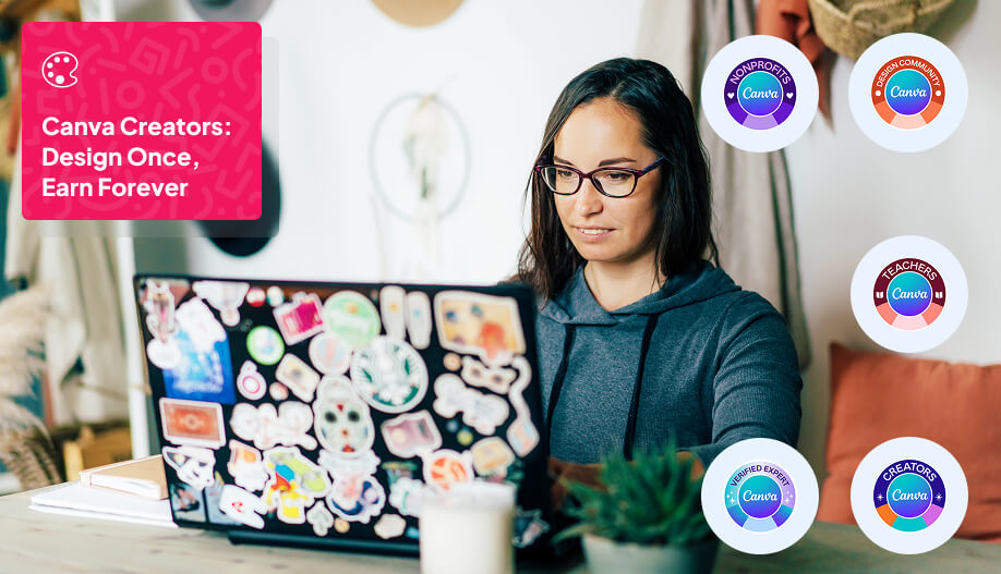a designer that earns money through designing in canva