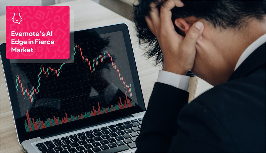 a businessman stressing over the market movement