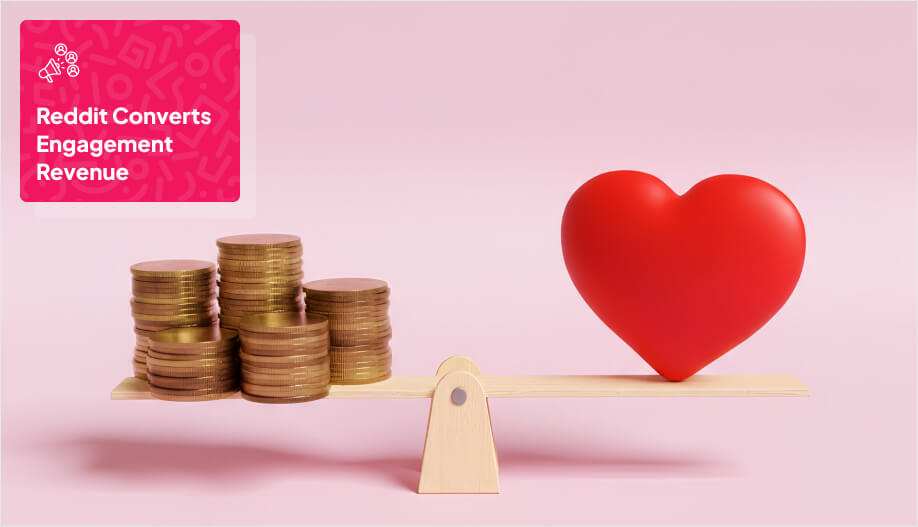 weighing coins and a heart symbolizing engagement