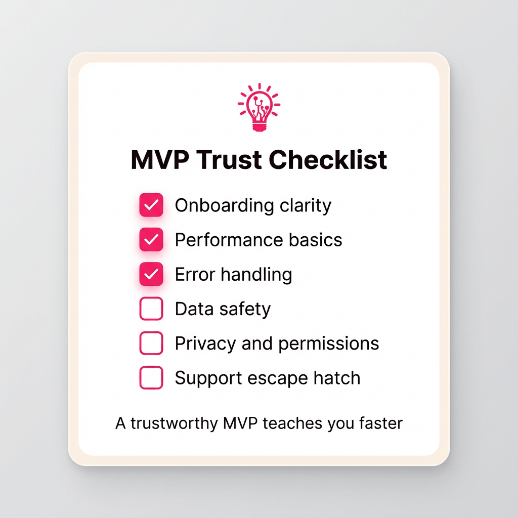 an MVP Trust Checklist