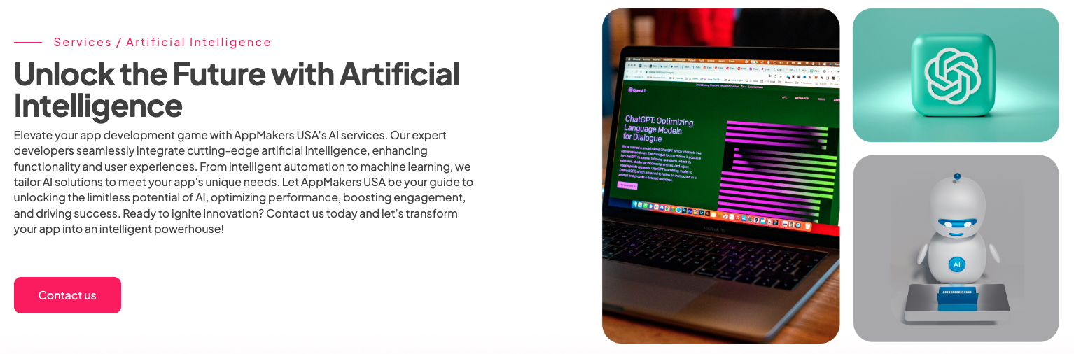 AppMakers AI service page